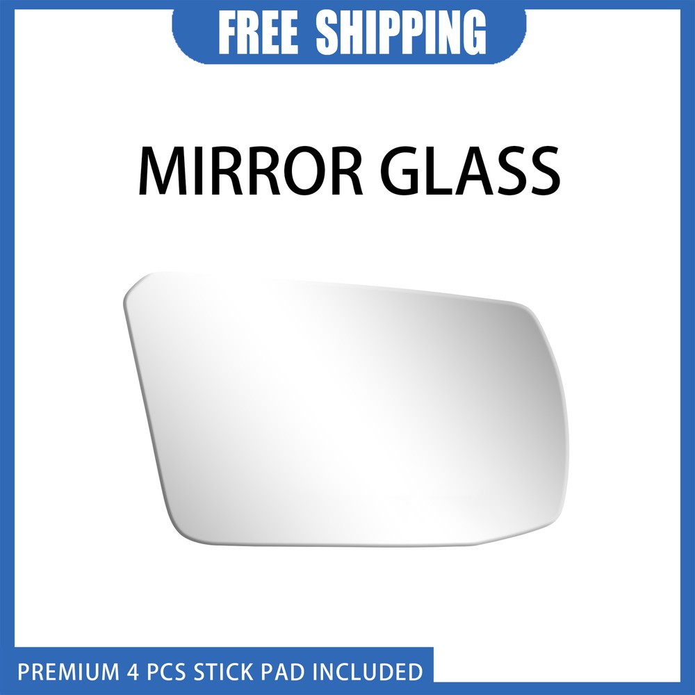 09-12 Nissan Altima Passenger Right Side Convex Adhesive Mirror Glass