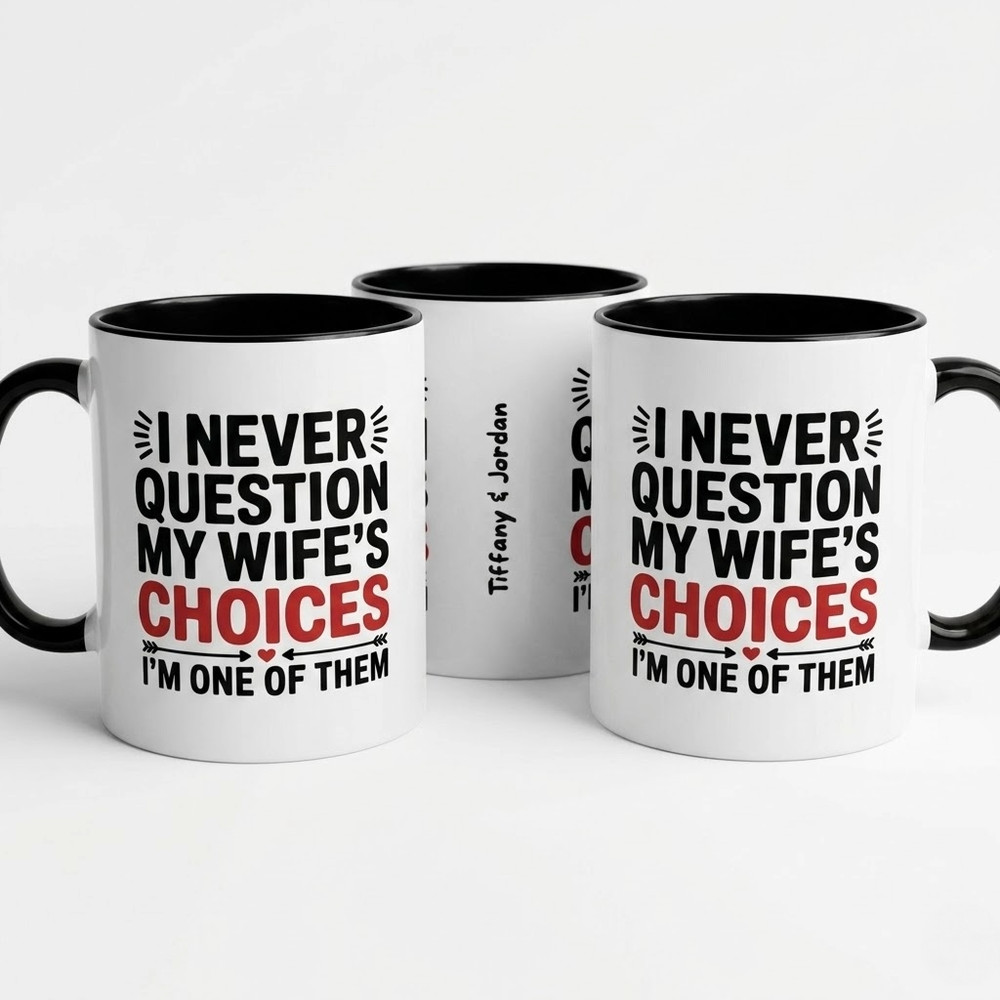 Funny Couple Mug Personalized Name Gift Husband Wife Coffee Cup Love