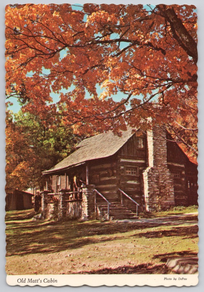 Branson, Missouri — Old Matt's Cabin, Shepherd of the Hills, Chrome, Ozarks, US