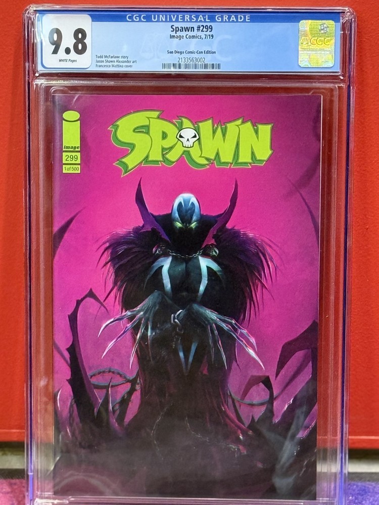 CGC 9.8 Spawn #299 (San Diego Comic-Con Edition)