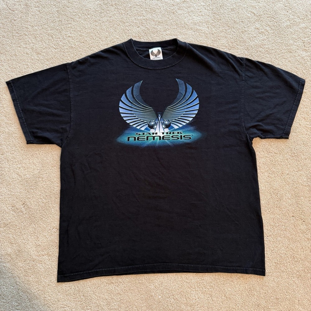 Vintage Y2K 2002 Paramount Pictures Star Trek Nemesis Shirt Adult Size XL