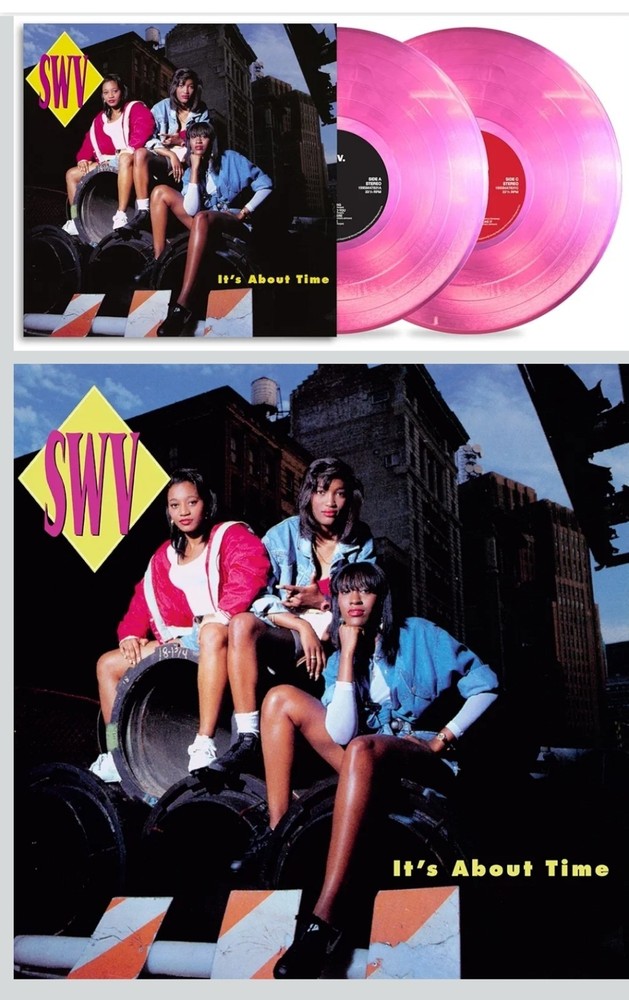 PRE-ORDER SWV It's About Time Brand New Vinyl On Pink Pressing
