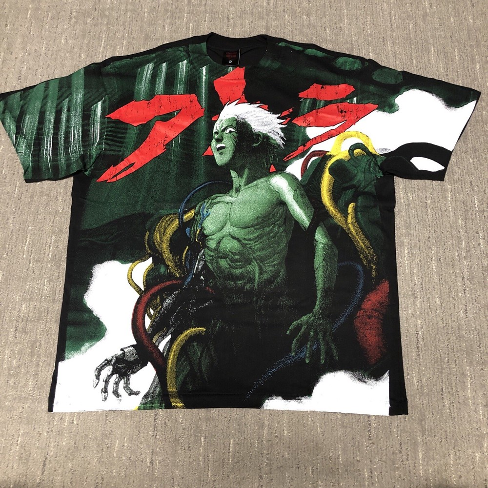Vintage Vitamin AKIRA Tetsuo AOP Mega Print T-Shirt XL Anime Modern 90s Style