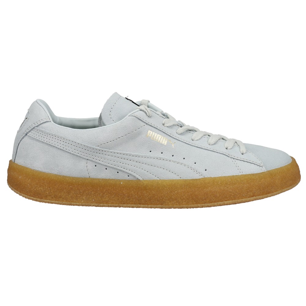 PUMA Suede Crepe Lace Up  Mens Grey Sneakers Casual Shoes 380707-07