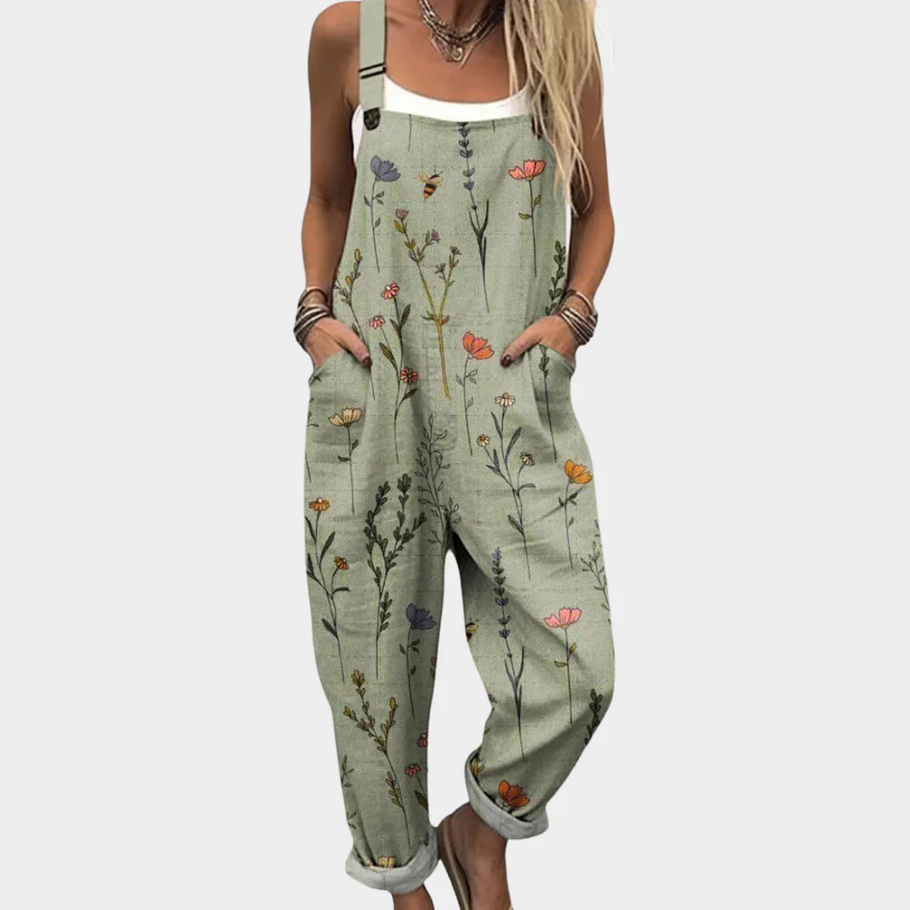 Emma™️ | Komfortabel Mønstret Overall