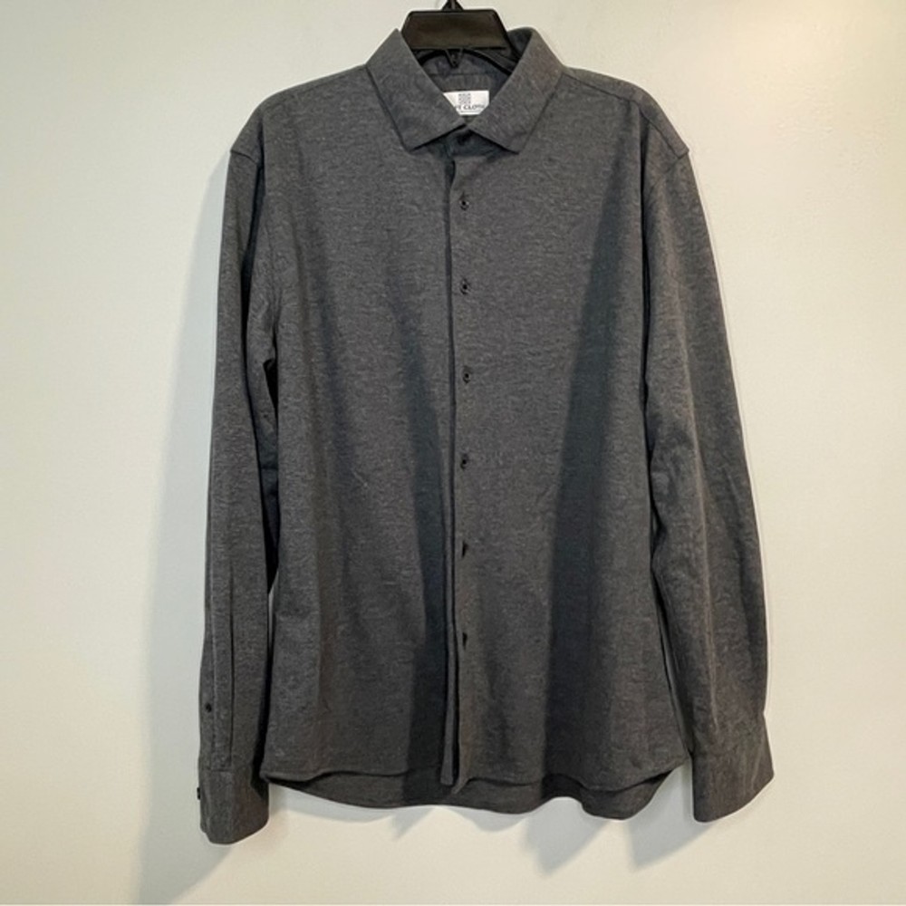 Soft Stretch Cotton Blend Long Sleeve Shirt in XL New With Tags-image