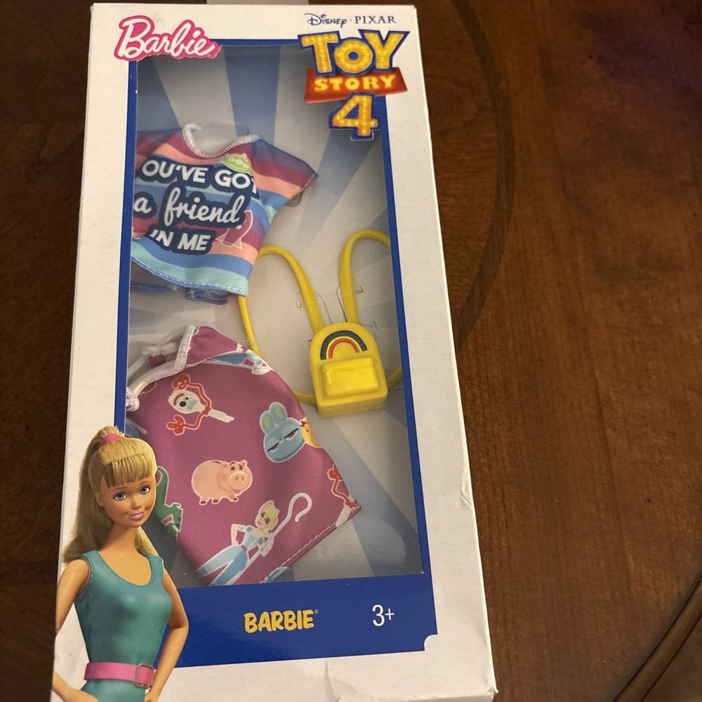 NEW Mattel Barbie DIsney Pixar Toy Story 4 You've Got a Friend in Me Top & Skirt