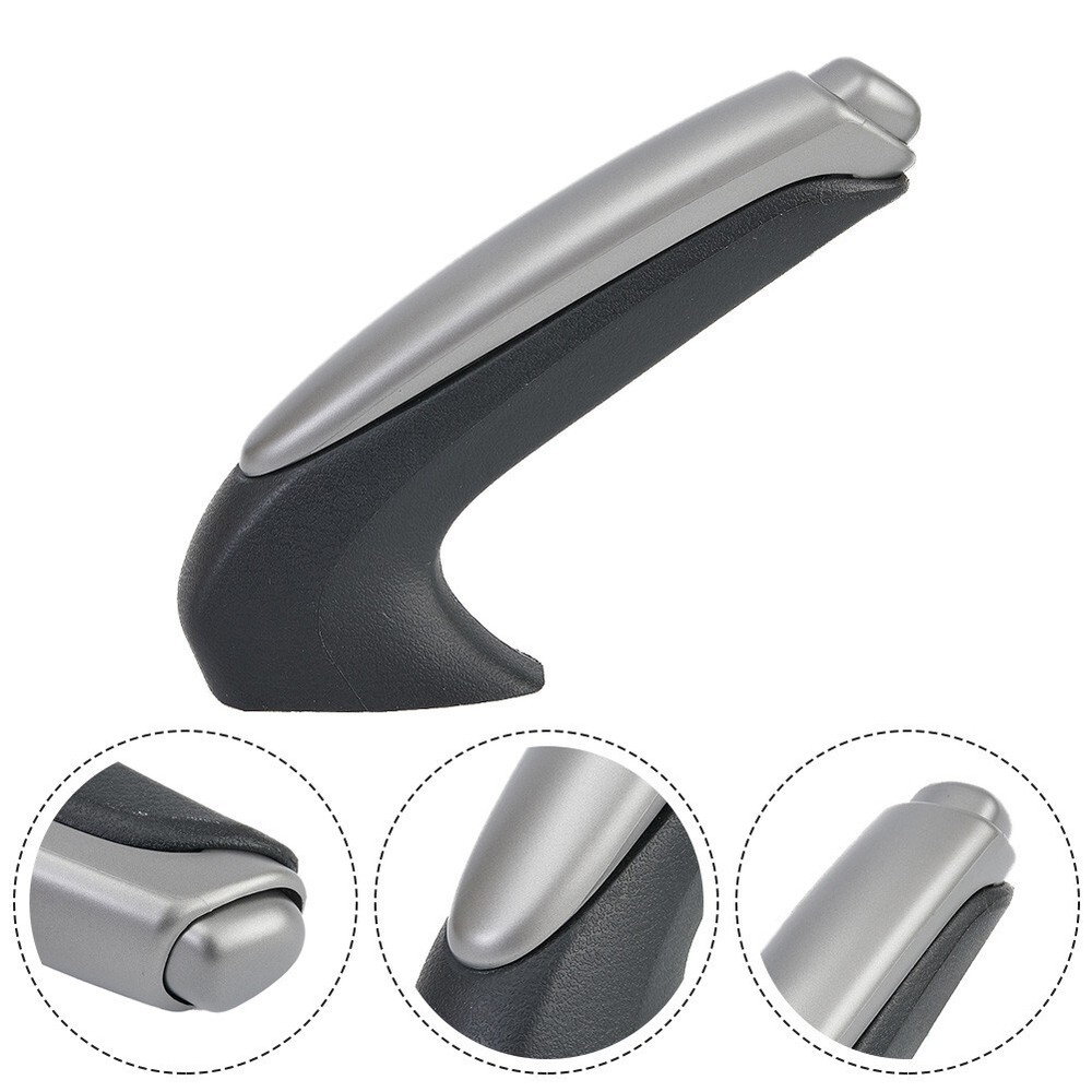 ABS Black & Grey Hand Brake Cover – Durable Car Interior Upgrade  