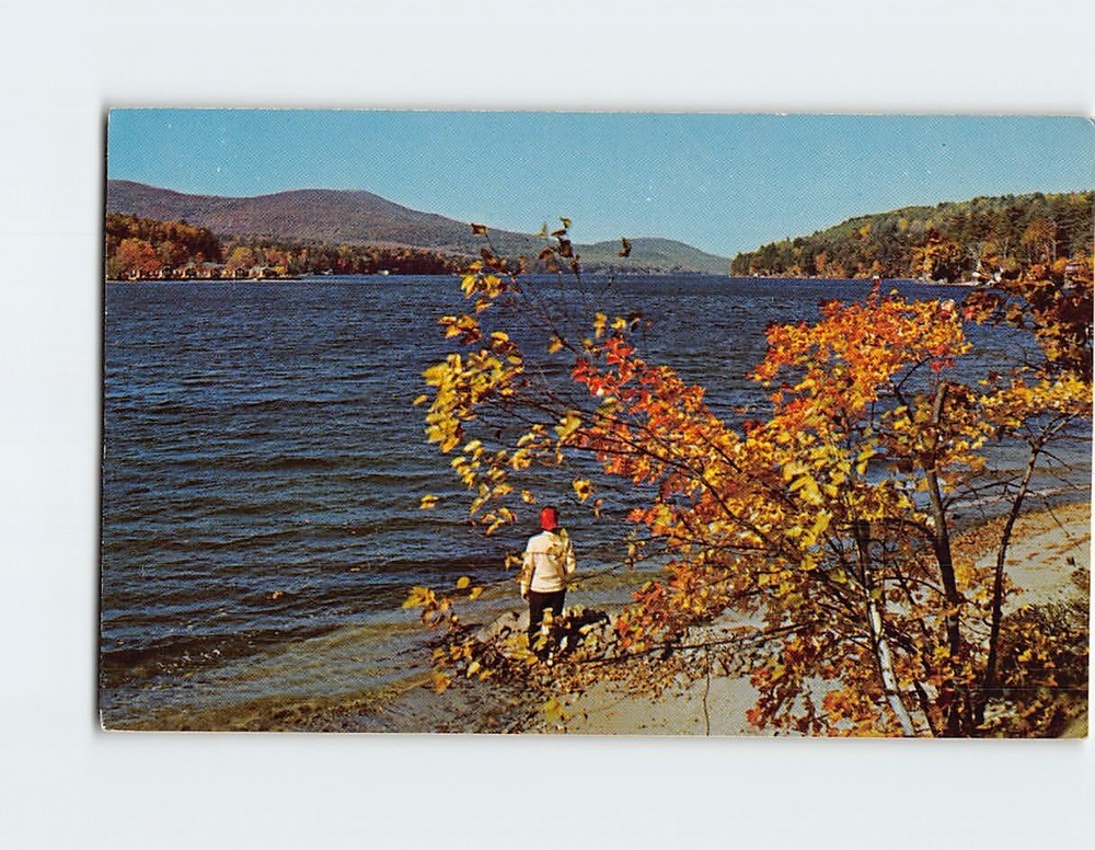 Postcard Lake Winnipesaukee at Alton Bay New Hampshire USA