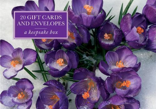 Crocus 20 Gift Cards and Envelopes, Stationery by Peony Press (COR), Like New...
