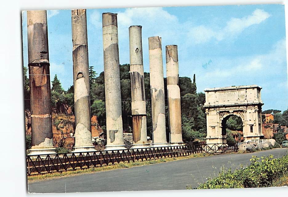 Postcard Arc of Titus Rome Italy