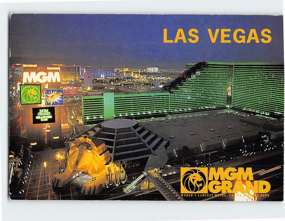 Postcard MGM Grand Las Vegas Nevada USA