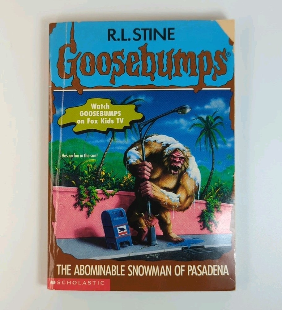 Goosebumps #38 The Abominable Snowman Of Pasadena R.L. Stine VTG 1995 Scholastic
