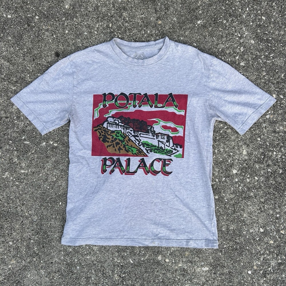 Streetwear Palace Skater Grey Graphic Tee Size Small
