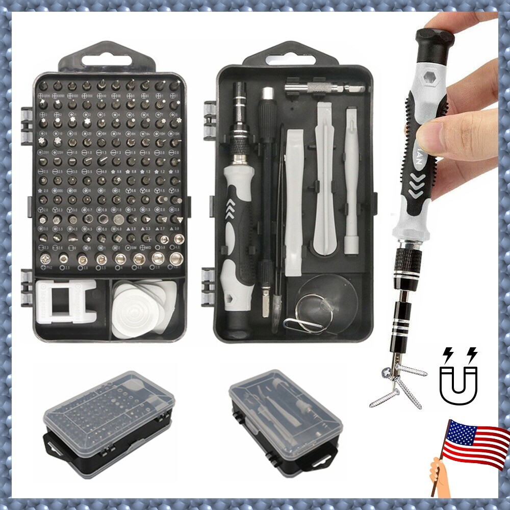117 Pc Precision Screwdriver Set Torx Computer Pc Phone Watch Repair Tool Kit