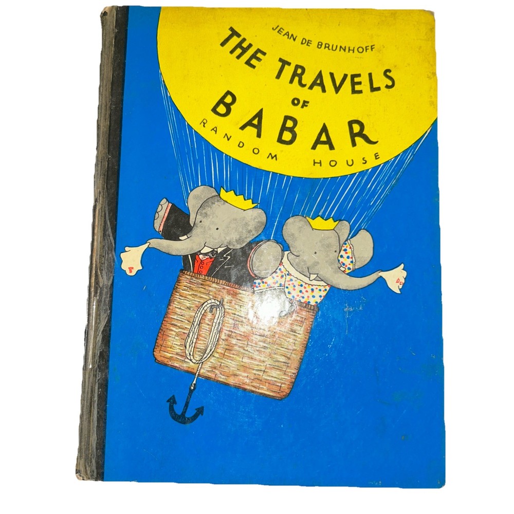 The Travels of Babar - Hardcover By De Brunhoff, Jean - Poor