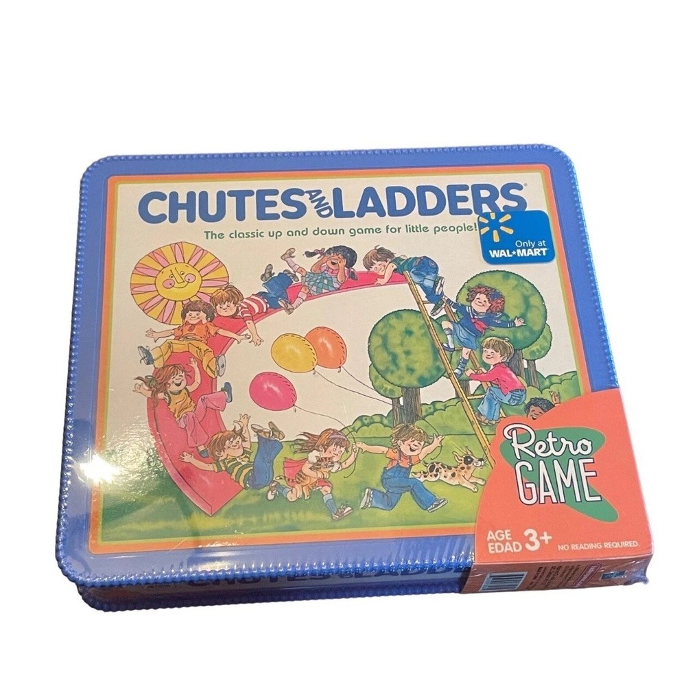 Hasbro Chutes and Ladders Retro Edition Game Milton Bradley 2008 New Sealed