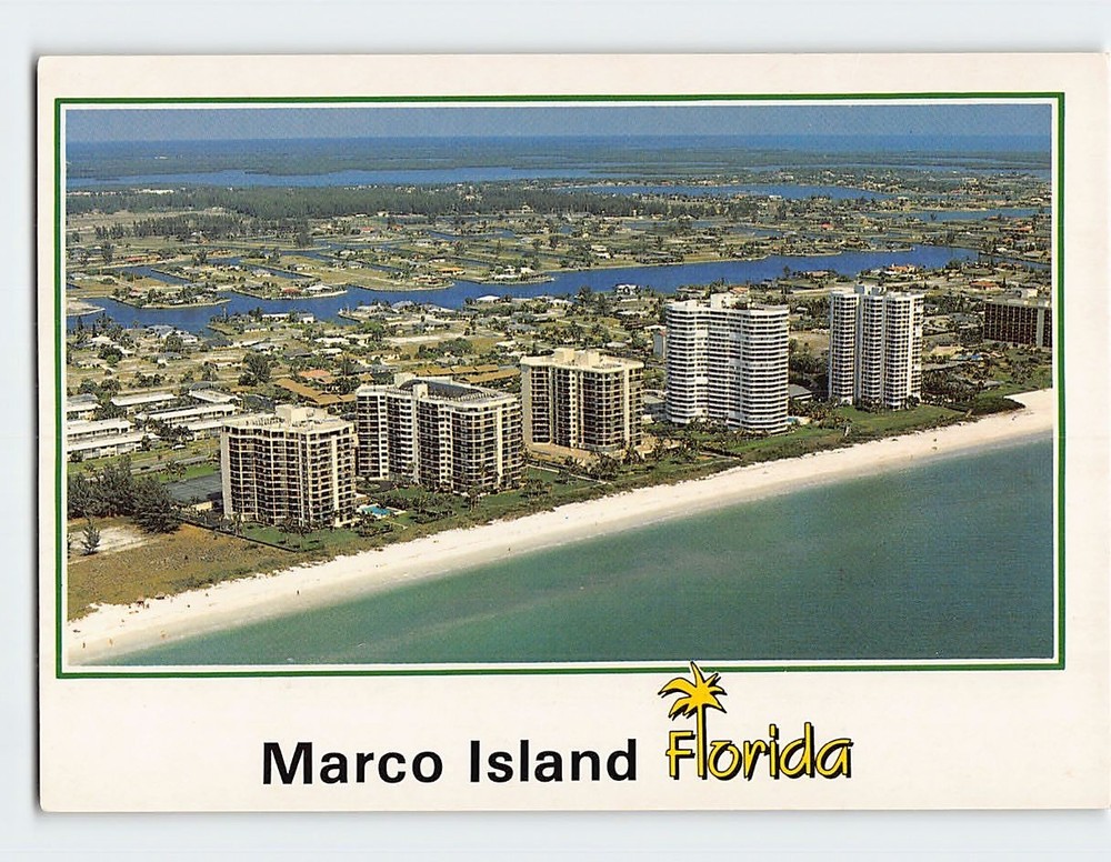 Postcard Marco Island Florida USA