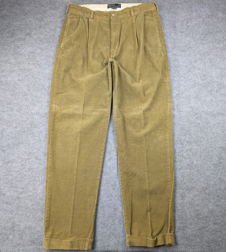 Polo Ralph Lauren Hammond Pant Corduroy Mens 36x34 Vintage Old Money Timeless