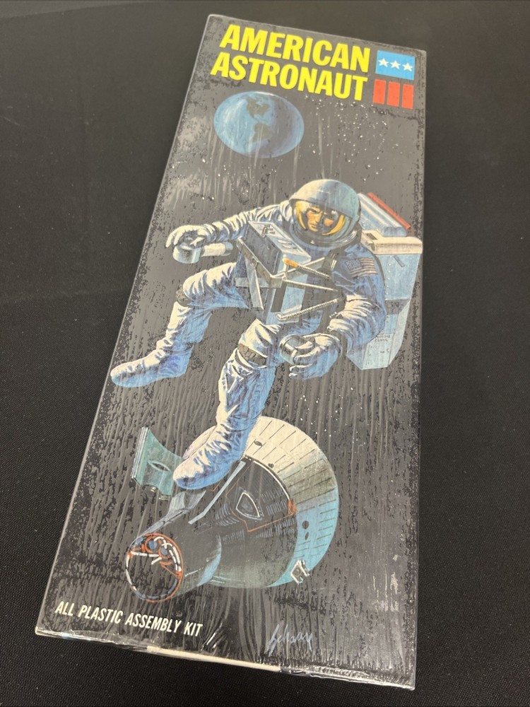 1967 Aurora American Astronaut Factory Sealed Model Kit No. 409-100