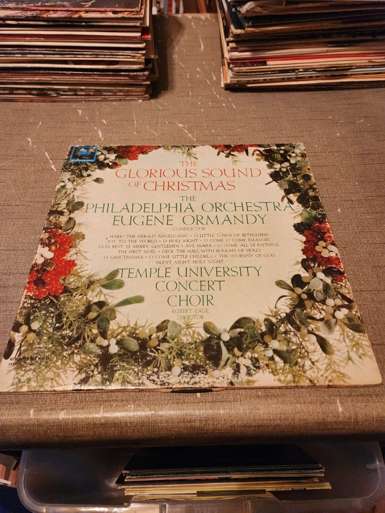 Eugene Ormandy The Glorious Sound Of Christmas  Vinyl Lp Record Album