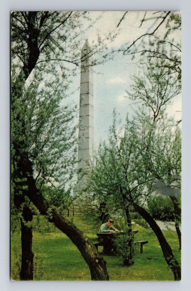 Perrysburg OH-Ohio, Fort Meigs Monument, Vintage Postcard