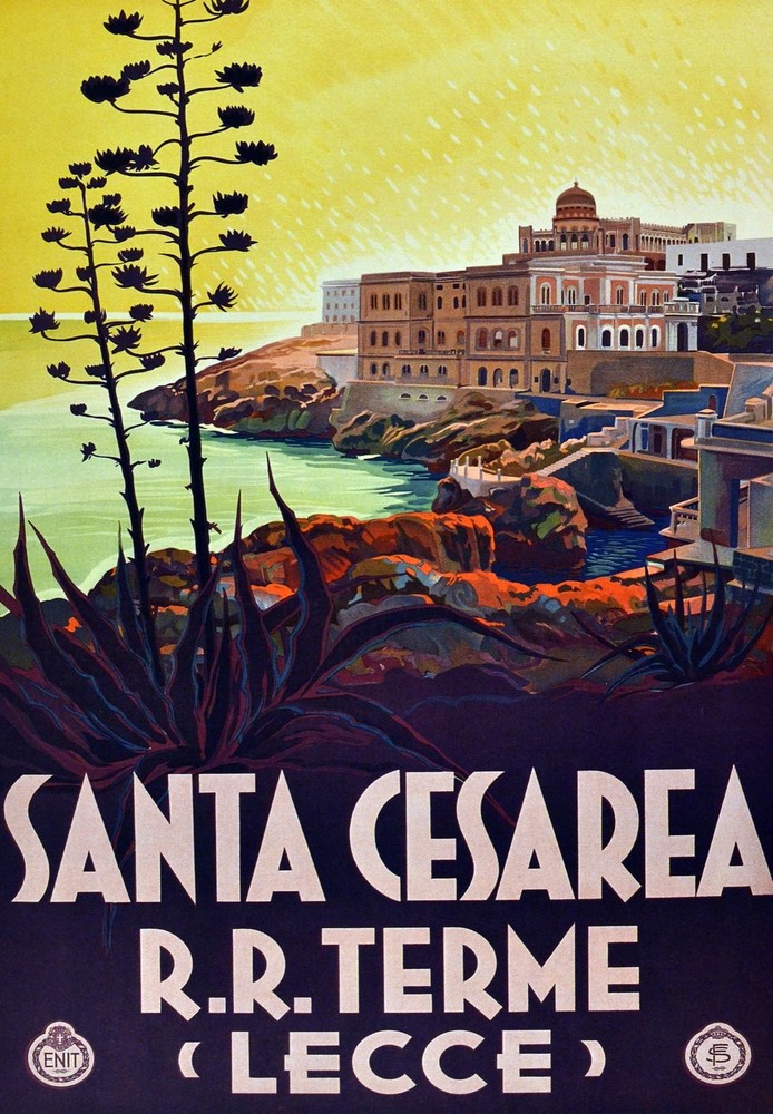 Decoration Poster.Home Room Interior design.Travel Italy.Cesarea.6502