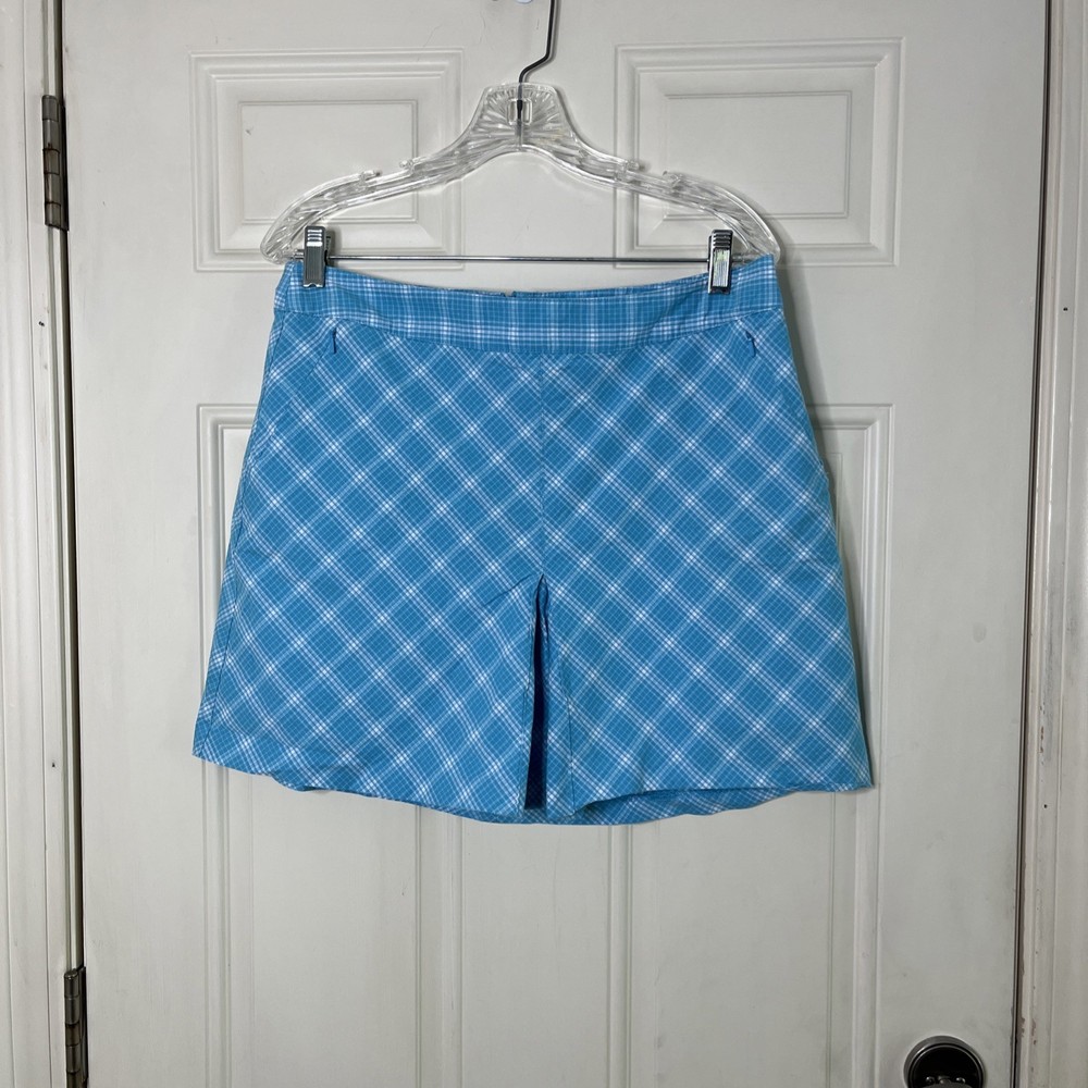 LADY HAGEN Skort Women's 10 Turquoise Athleisure Golf Cycling Tennis Performance