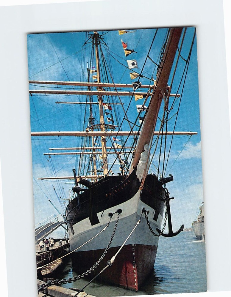 Postcard Balclutha last of the Great Cape Horn Fleet California USA