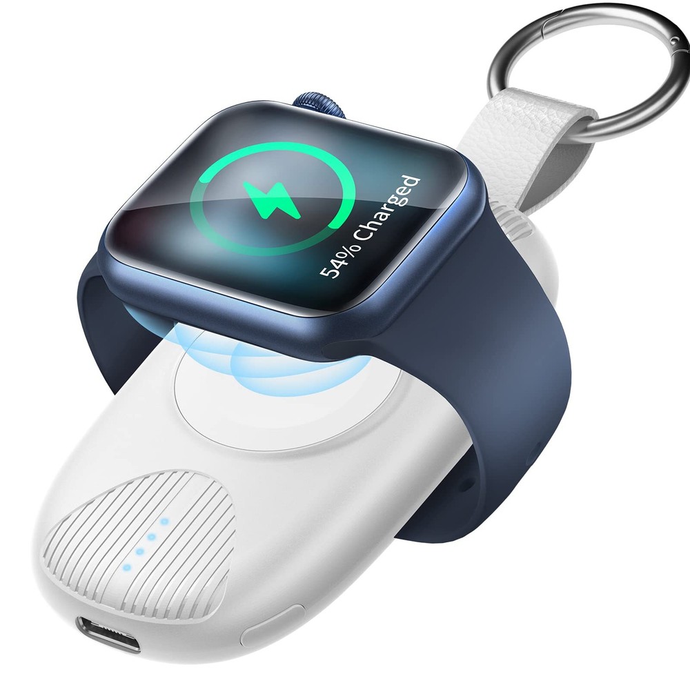 VACOOR Portable Charger for Apple Watch, 1000mAh Magnetic Keychain Wireless Powe