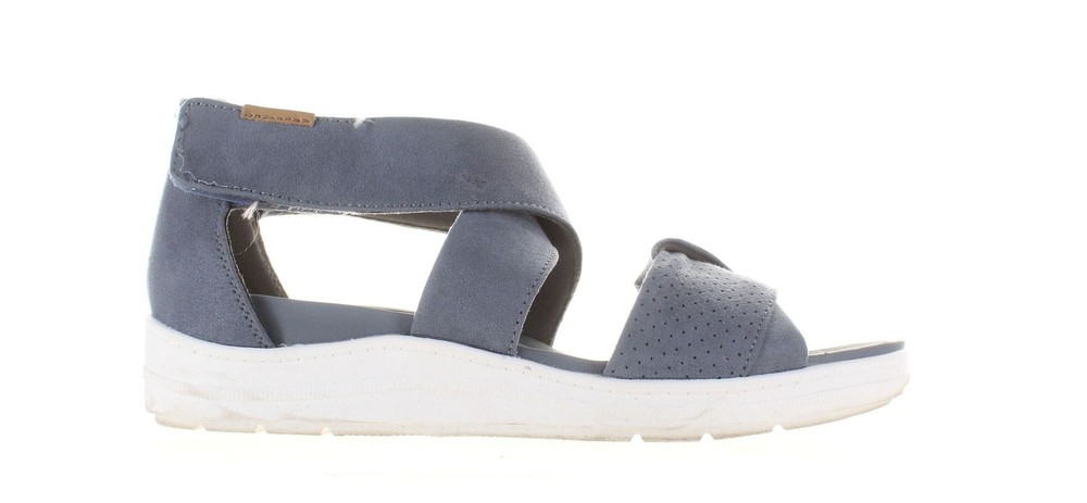 Dr. Scholl's Womens Time Off Fun Blue Ankle Strap Sandals Size 7 (7715134)