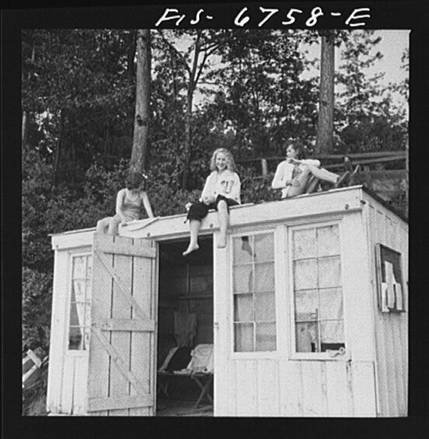 Photo:Michigan Interlochen 1900s National Music Camp Young Musicians Cabin