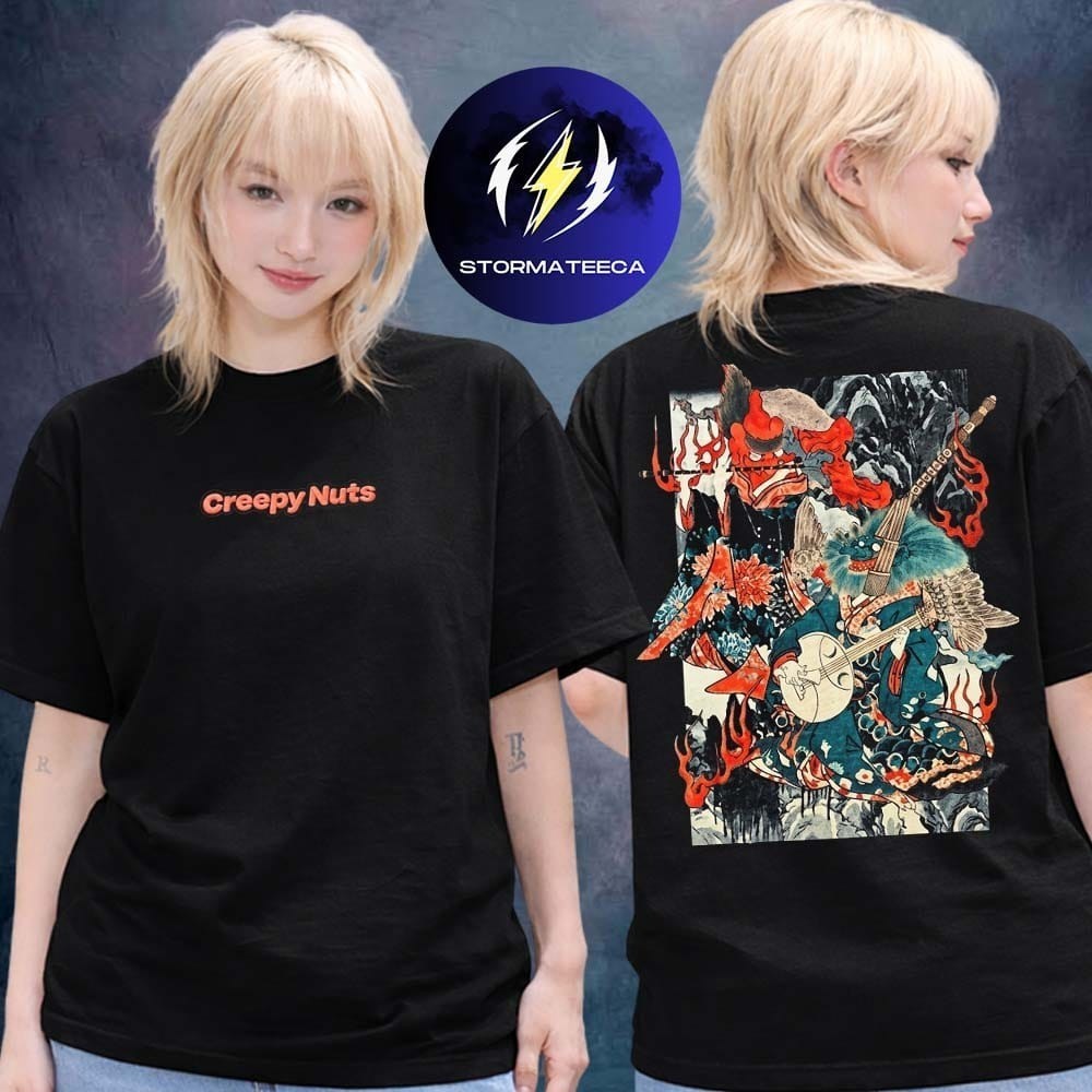 Creepy Nuts 2026 North America Tour Shirt Yokai Japan Hip Hop Unisex Merch Tee
