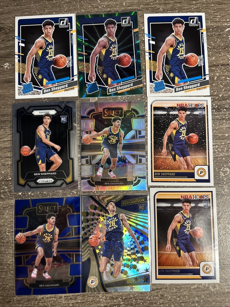 Ben Sheppard Rookie Card Lot Pacers