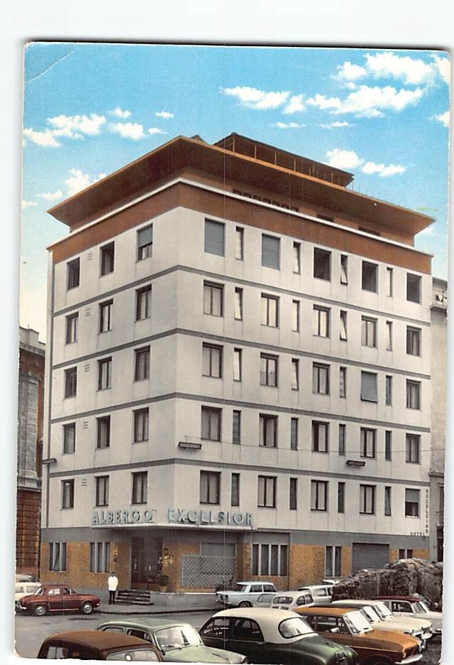 Postcard Hotel Excelsior Livorno Italy