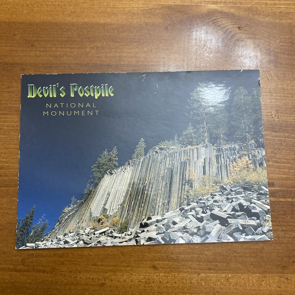 Devil’s Postpile National Monument Postcard California
