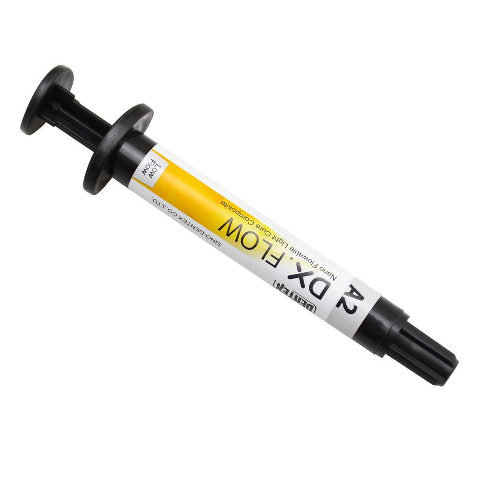 Dental Flowable Light Cure Composite Resin Low Flow A2 3g Professional Quality