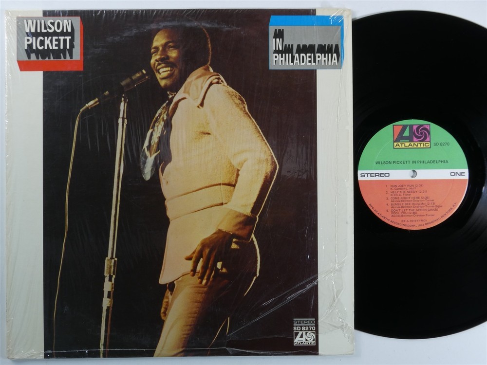 WILSON PICKETT In Philadelphia ATLANTIC LP VG+ i
