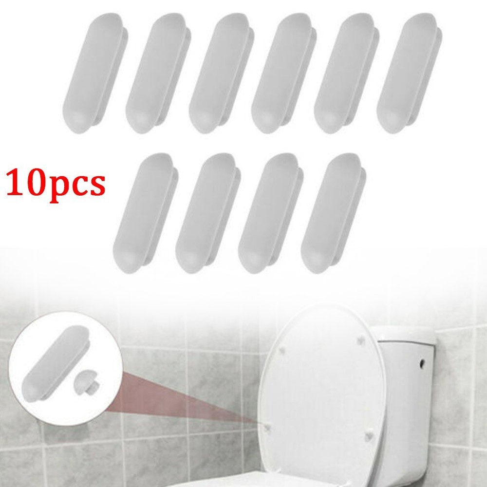 Toilet-Lid Accessories-Brand New Toilet Seat Buffers Pack-white Stop-Bumper