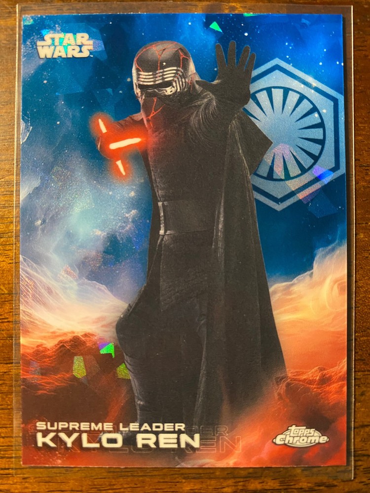 2025 Topps Chrome Star Wars Sapphire Supreme Leader Kylo Ren #173