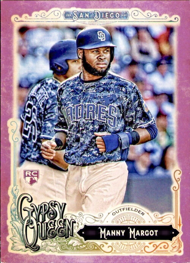 2017 Topps Gypsy Queen Manny Margot RC Purple Parallel #43 MLB Baseball Card