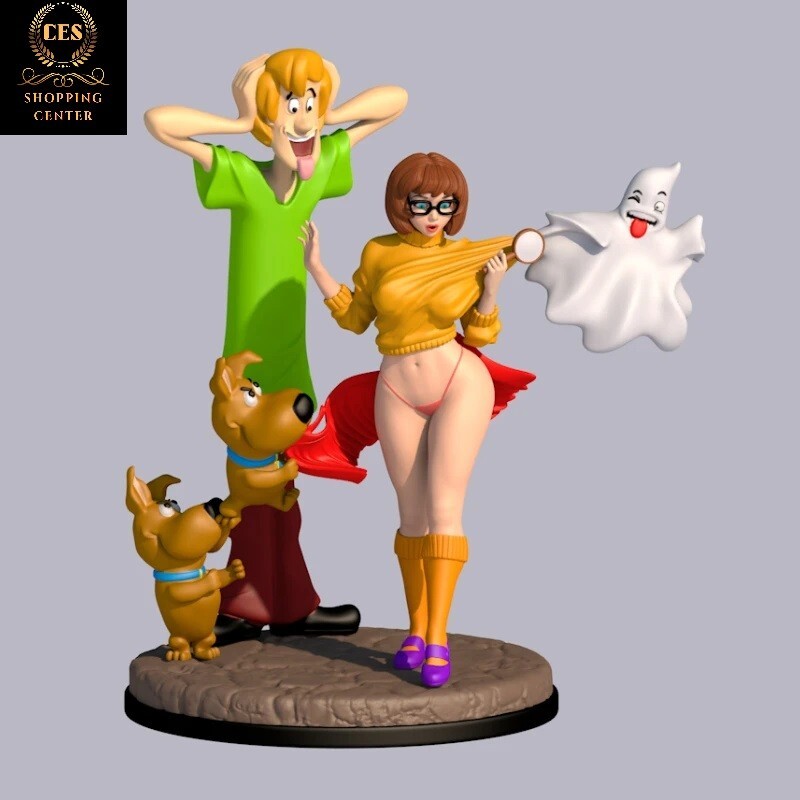 1/24 Resin Figure Sexy Hot Velma & Boo SFW Unpainted Model Kit Assembly Toy NEW
