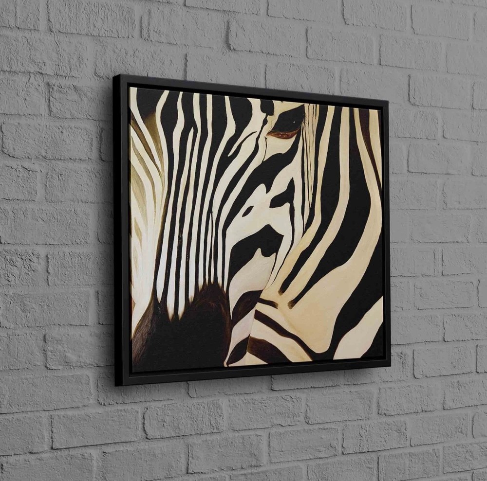 Canvas Wall Art Graffiti Zebra Street Art Canvas Painting Picture Home Decor
