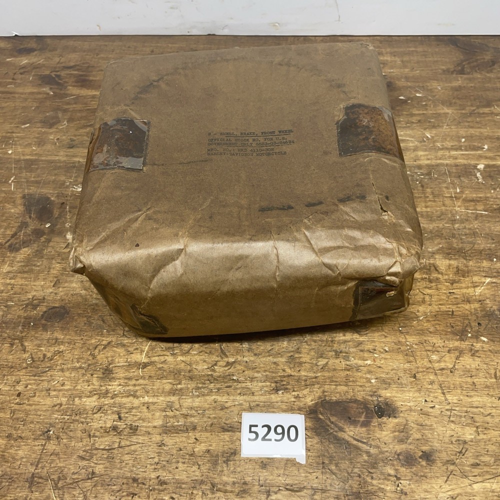 2 NOS Harley Davidson 45 WLA Front Brake Drum Shell 44122-30 N OEM WL  Military