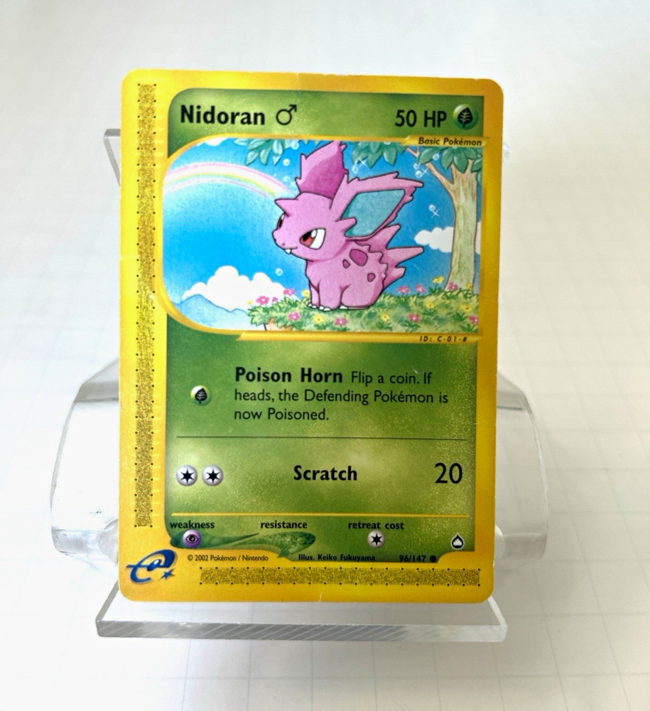 Nidoran M 96/147 Aquapolis Common EN 2002 50 HP