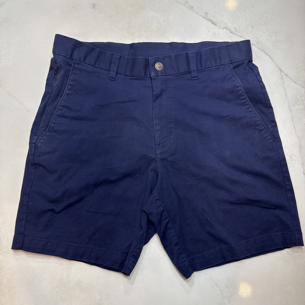 Fabletics Men Casual Stretch Shorts Navy Blue Size 32
