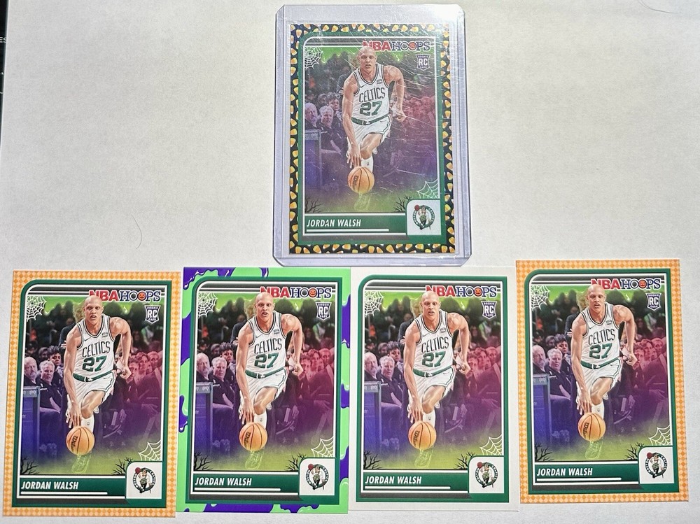2023-24 PANINI HAUNTED HOOPS #18 JORDAN WALSH RC HOLO CANDY SP BOSTON CELTICS
