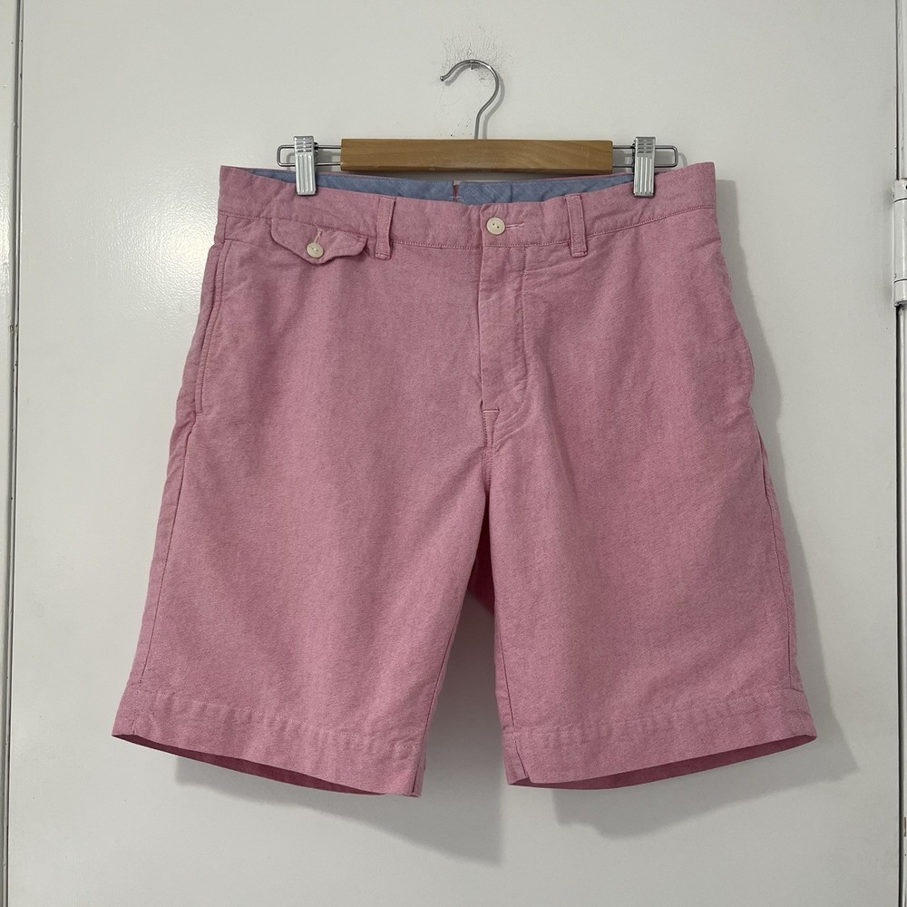 Polo Ralph Lauren Shorts Mens 33 Pink Classic Fit Cotton Chino Preppy Summer