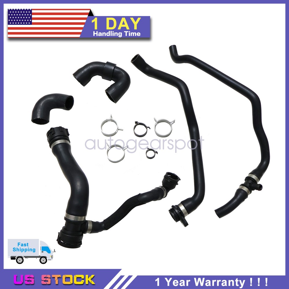 Set of 5 Water Radiator Coolant Hoses New For BMW X5 xDrive35i 2011-2013 US