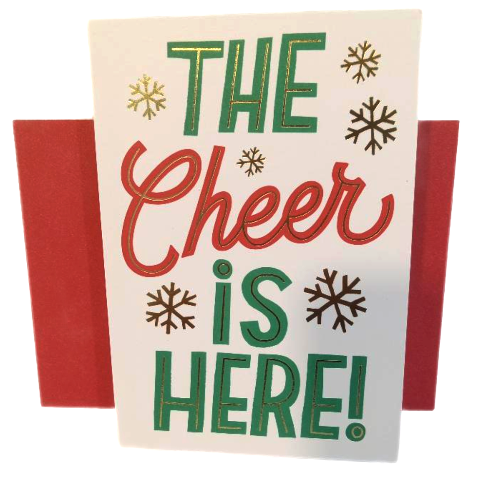 Hallmark Video Greeting Card Red Green Gold For Your Customers The Cheer Is Here